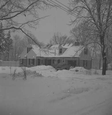 Harry Donald Residence in Winter, 1945