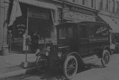 A.T. Lawler Grocery Store and Delivery Truck