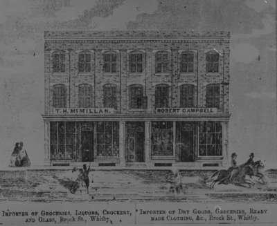 Robert Campbell and T.H. McMillan Stores at Perry Block