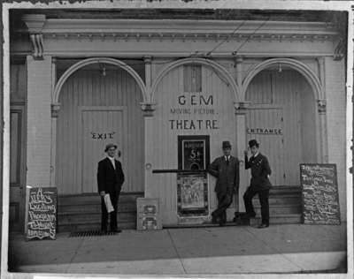 Gem Moving Picture Theatre, 1909