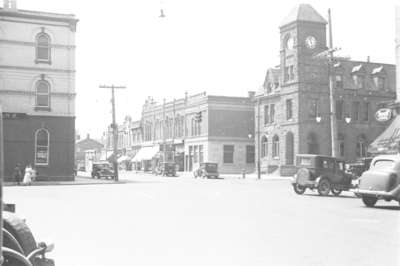 Brock Street looking south from Dundas Street