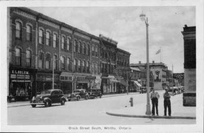 Brock Street looking south from Dundas Street