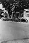 Motorcycles Parked in front of Royal Hotel