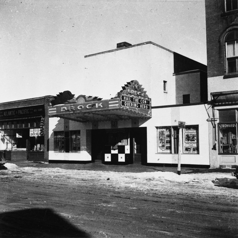 Front of the Brock Theatre and shops next door: Whitby Images