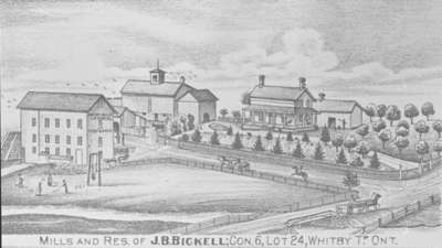 J.B. Bickell Residence and Mill, 1877