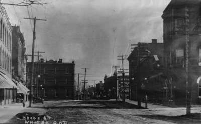 Brock Street looking south from Elm Street