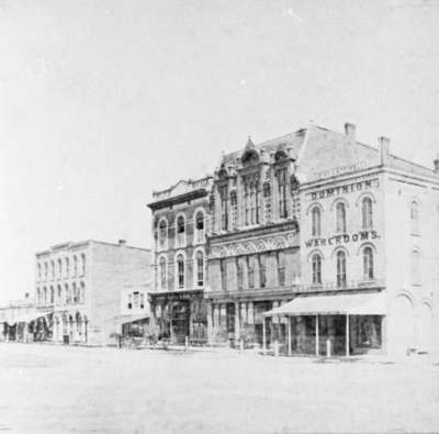 East side of Brock Street north of Dundas Street