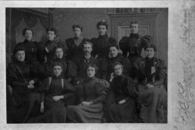 Sunday School Class at Methodist Episcopal Church, c.1893