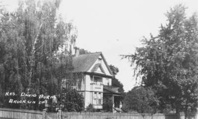 Residence of David Burns, c.1920