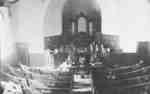 Interior of Brooklin Baptist Church, c.1909