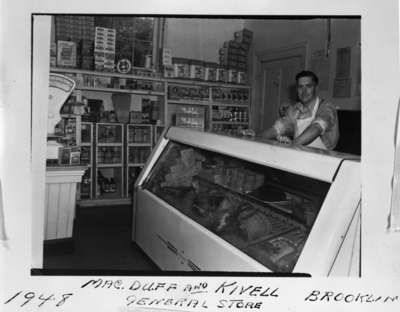 Interior of MacDuff and Kivell General Store, 1948