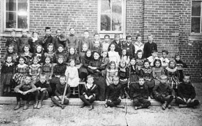 Class Photo, Brooklin Public School, c.1899-1900