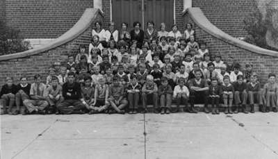 School Photo, Brooklin Public and Continuation School, c.1931