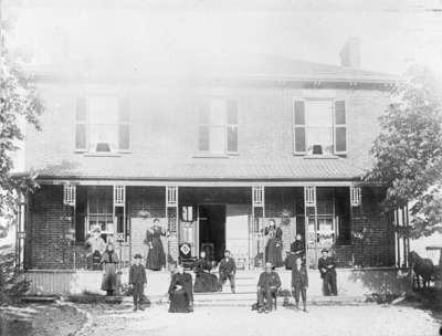 Bayside with family, ca.1896