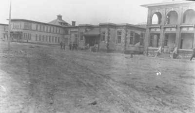 Infirmary and Dining Hall at Military Convalescent Hospital, c.1917