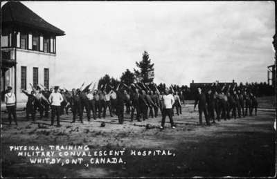 Physical Training for Soldiers at Military Convalescent Hospital, 1918