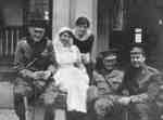 Soldiers and Nurses at Military Convalescent Hospital, 1917