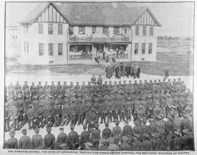 Visit of the Duke of Devonshire, Military Convalescent Hospital, 1917