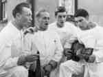 Four Male Nurses at Ontario Hospital Whitby, 1939
