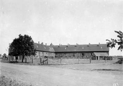 Dairy Barn Looking East, Ontario Hospital Whitby, c.1923