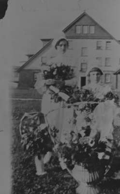 Nurses at Ontario Hospital Whitby, August 15, 1923