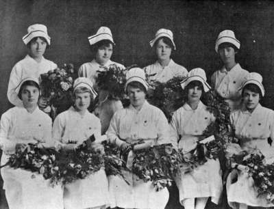 Nurses, Ontario Hospital Whitby, August 15, 1923