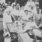 Nurses and Patients at the Military Convalescent Hospital, 1919