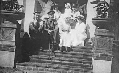 Soldiers and Nurses at the Military Convalescent Hospital, 1919