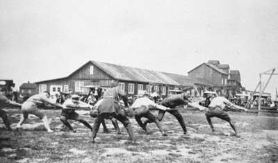 Tug of War at the Military Convalescent Hospital, 1919