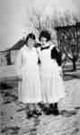 Florence Lightle and Friend at Ontario Hospital, c.1927-1933