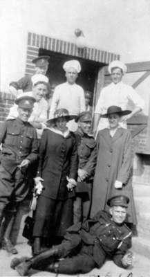 A Group at the Military Convalescent Hospital, 1918