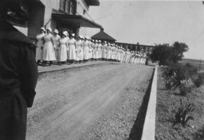 Ontario Hospital Nurses Parade, Ontario Hospital Whitby, c.1924