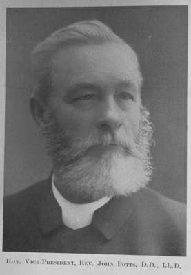 Rev. John Potts, 1906