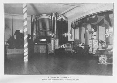 Ontario Ladies College Concert Hall, February 9, 1906