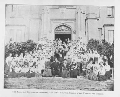 Visit of Lord Aberdeen to the Ontario Ladies' College, October 19, 1898