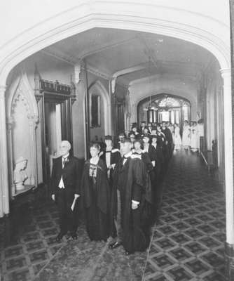 Ontario Ladies College Graduation Procession, June 1919