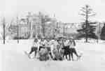 Snowshoeing at Ontario Ladies' College, c.1920
