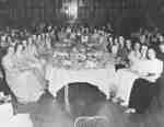 Senior Dinner at Ontario Ladies' College, 1941
