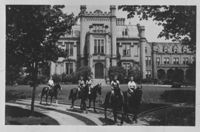 Riding Class at Ontario Ladies' College, c.1938