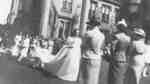 May Court Procession at Ontario Ladies' College, May 1945