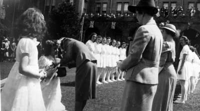 May Court Festival at Ontario Ladies' College, May 1945