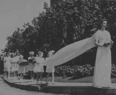 Ontario Ladies' College May Queen and Attendants, May 1945