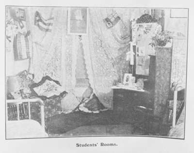 Ontario Ladies' College Student Room, 1905