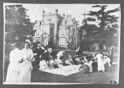 Picnic at Ontario Ladies' College, August 3, 1914