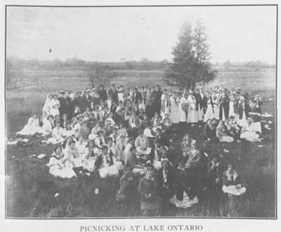 Ontario Ladies' College Picnic at Lake Ontario, 1913