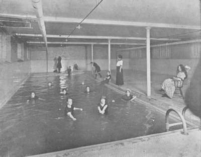 Swimming Pool at Ontario Ladies College, 1913