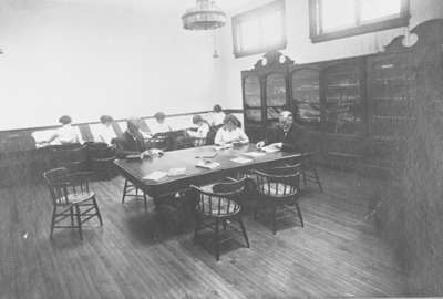 New Library at Ontario Ladies' College, 1914