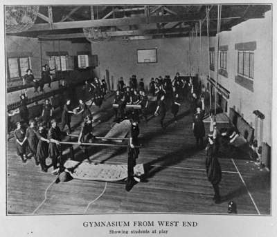 Ontario Ladies' College Gymnastics Class, 1913