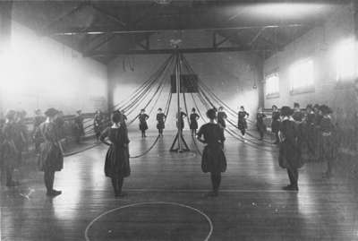 May Day Rehearsal at Ontario Ladies' College, May 1914