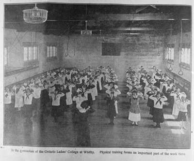 Gym Class at Ontario Ladies' College, May 1917